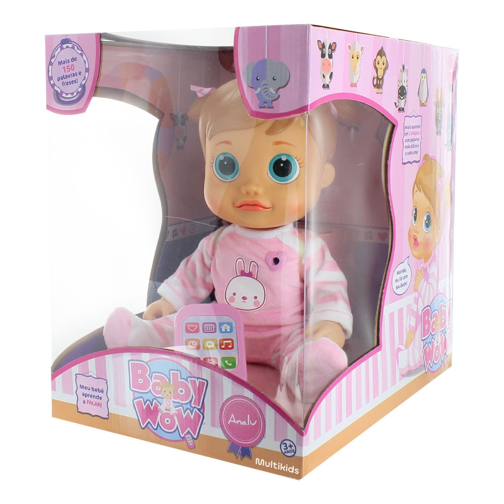 Boneca Baby Wow Analu Multikids - BR732OUT [Reembalado] - Multi