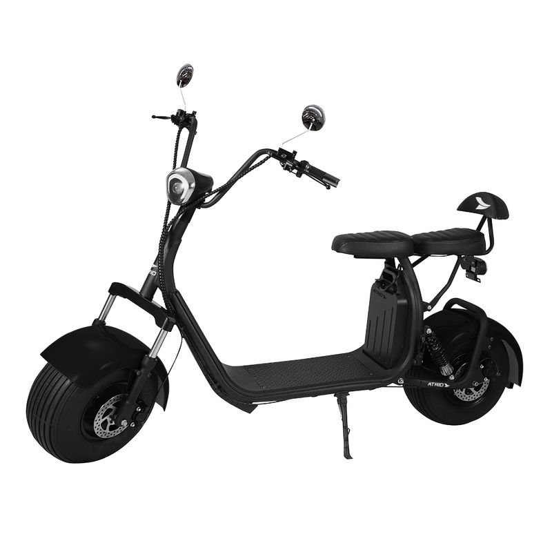Scooter Elétrico City+ Preto 2000W 40KM 12AH 60V 40 KM/H 200 KGS