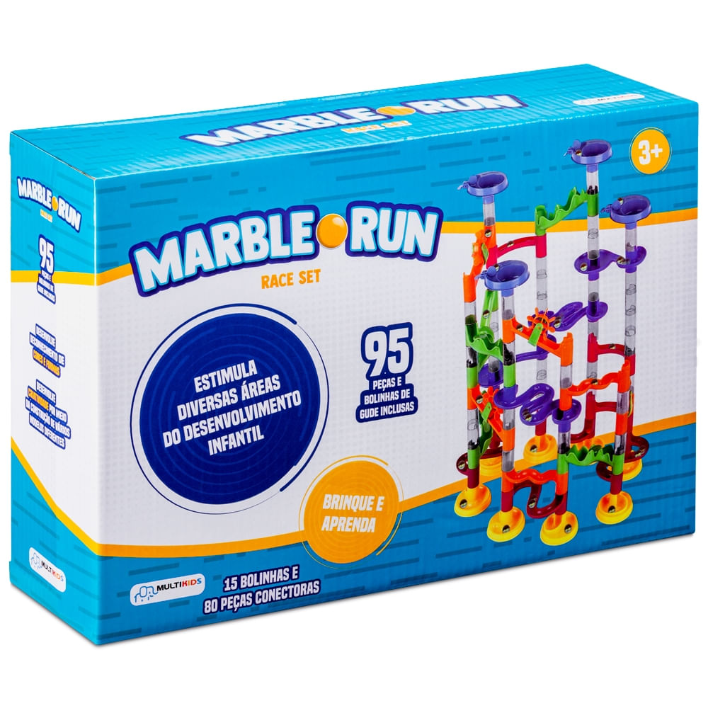 Marble Run Race Set 95 Peças Multikids - BR1634 - Multi