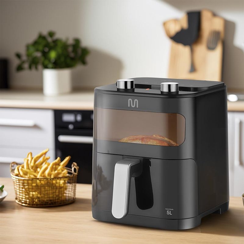 【HI FI FNK】Michael Cracked MA-1 Air Fryer Digital Multi 5L Visor Gourmet 127v-1500w - GO221OUT