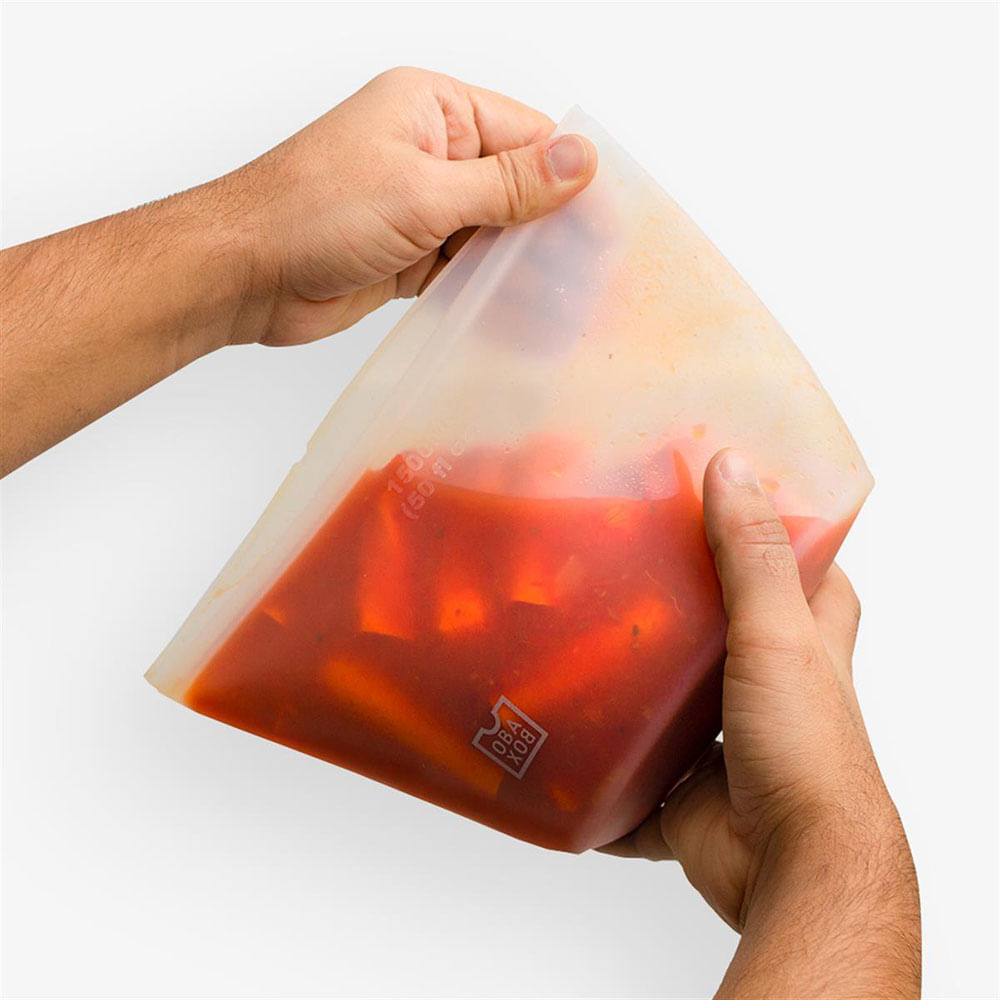 ObaZipKip Porta Alimentos Multiuso Silicone Obabox - 27573OUT