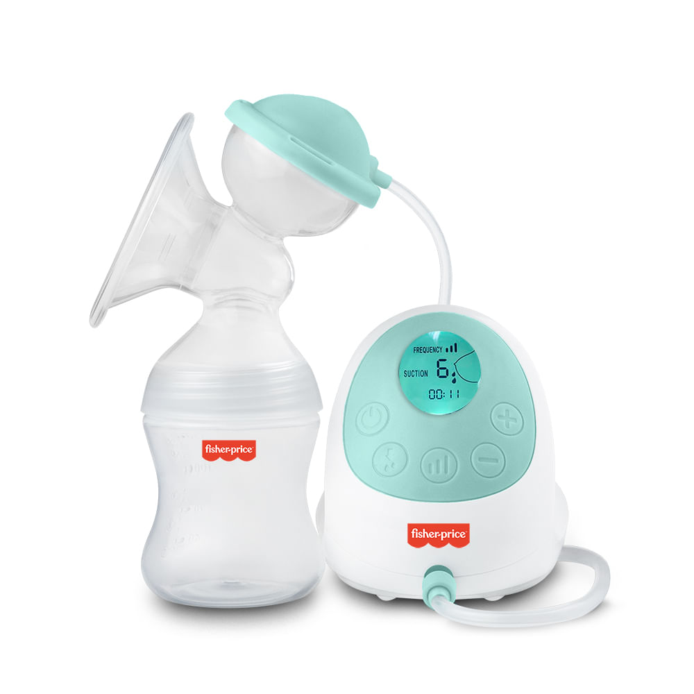 Encontraproduto.com.br - Bomba tira leite Elétrica Moms Essentials 15 níveis de sucção Bivolt Fisher-Price - BB320OUT [Remanufaturado]