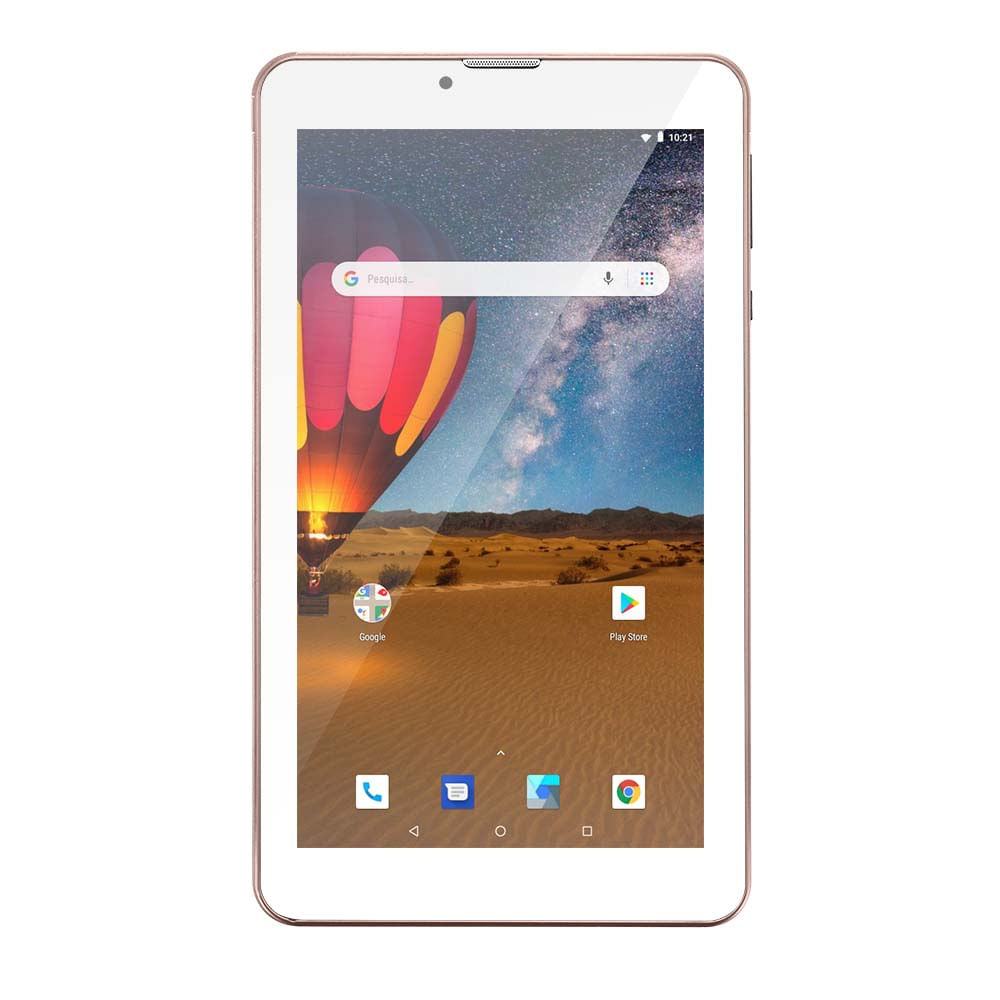 Tablet Multi M7 3G Plus 7 Pol Dual Chip Quad Core 16GB/ 1GB Ram Rosa - NB305OUT [Reembalado]