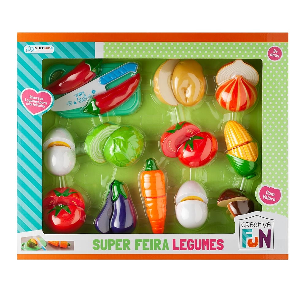 Super Feira Legumes Creative Fun Multikids - BR1110 - Multi