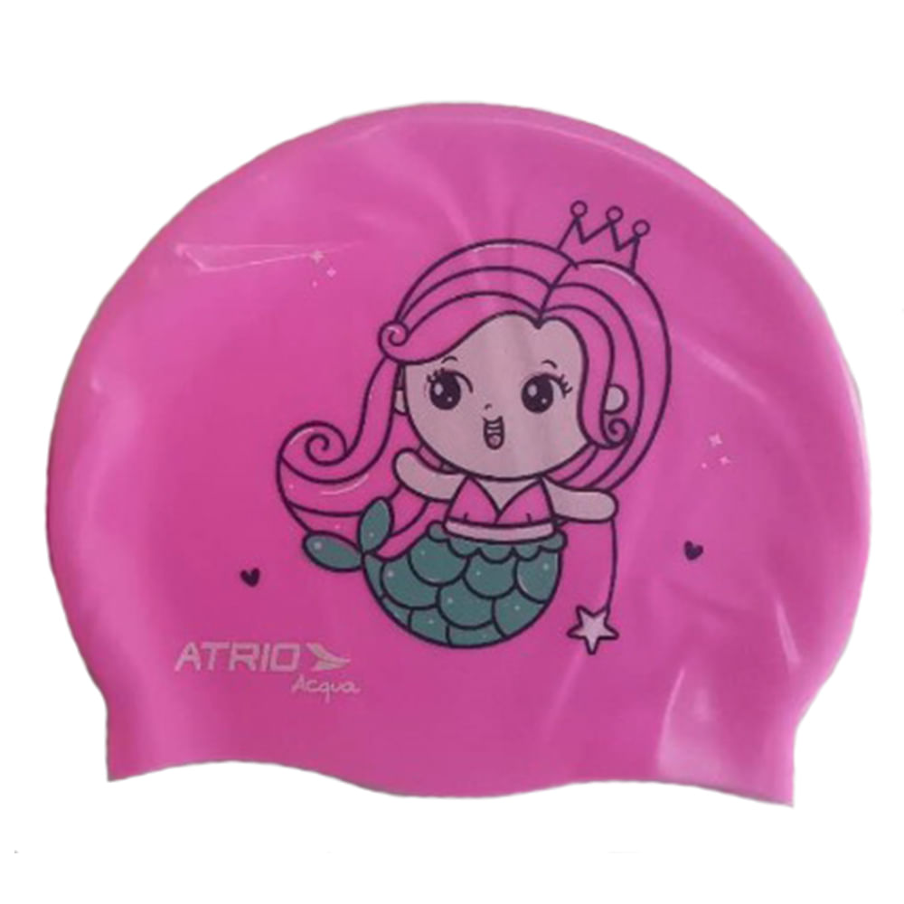 Touca de Natação Infantil Rosa - ES373