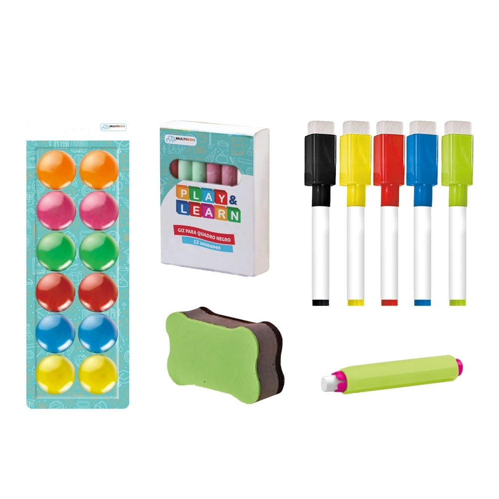 Lousa Mágica 2 em 1 Studio Play & Learn Multikids - BR1214 - Multi