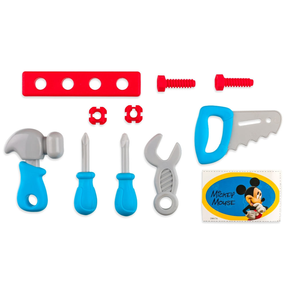 Maleta Mickey Construtor Com 8 Acessórios Multikids - BR1564 - Multi