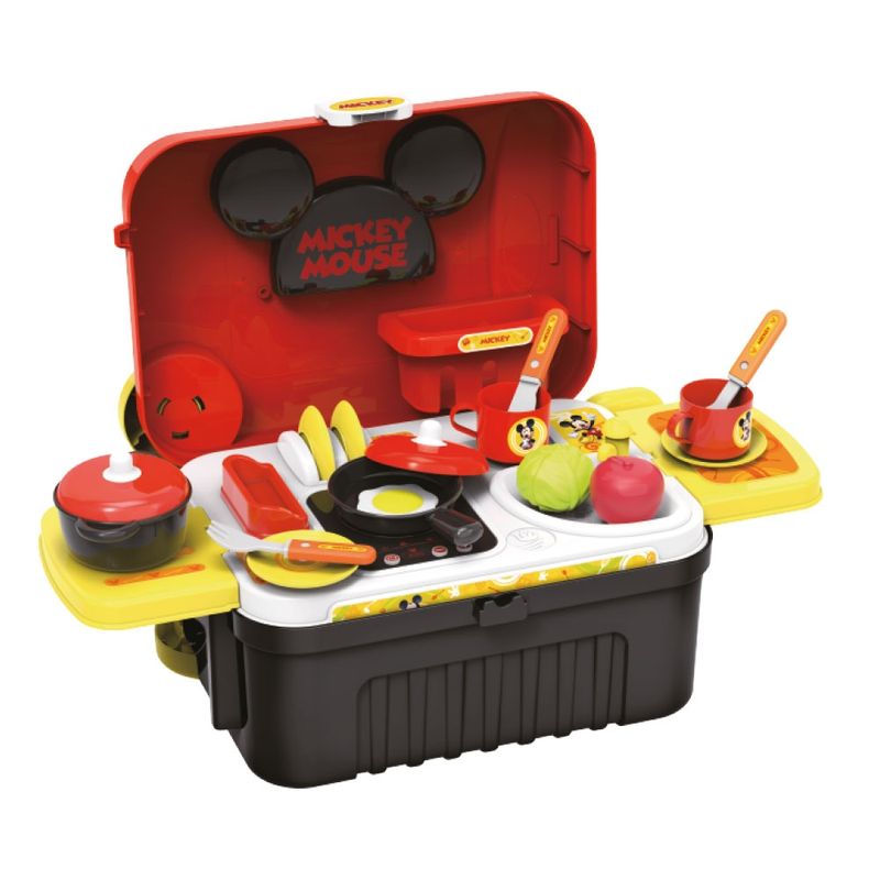 Maleta de Viagem Mickey Cozinha 3 em 1 Multikids - BR1300 - Multi