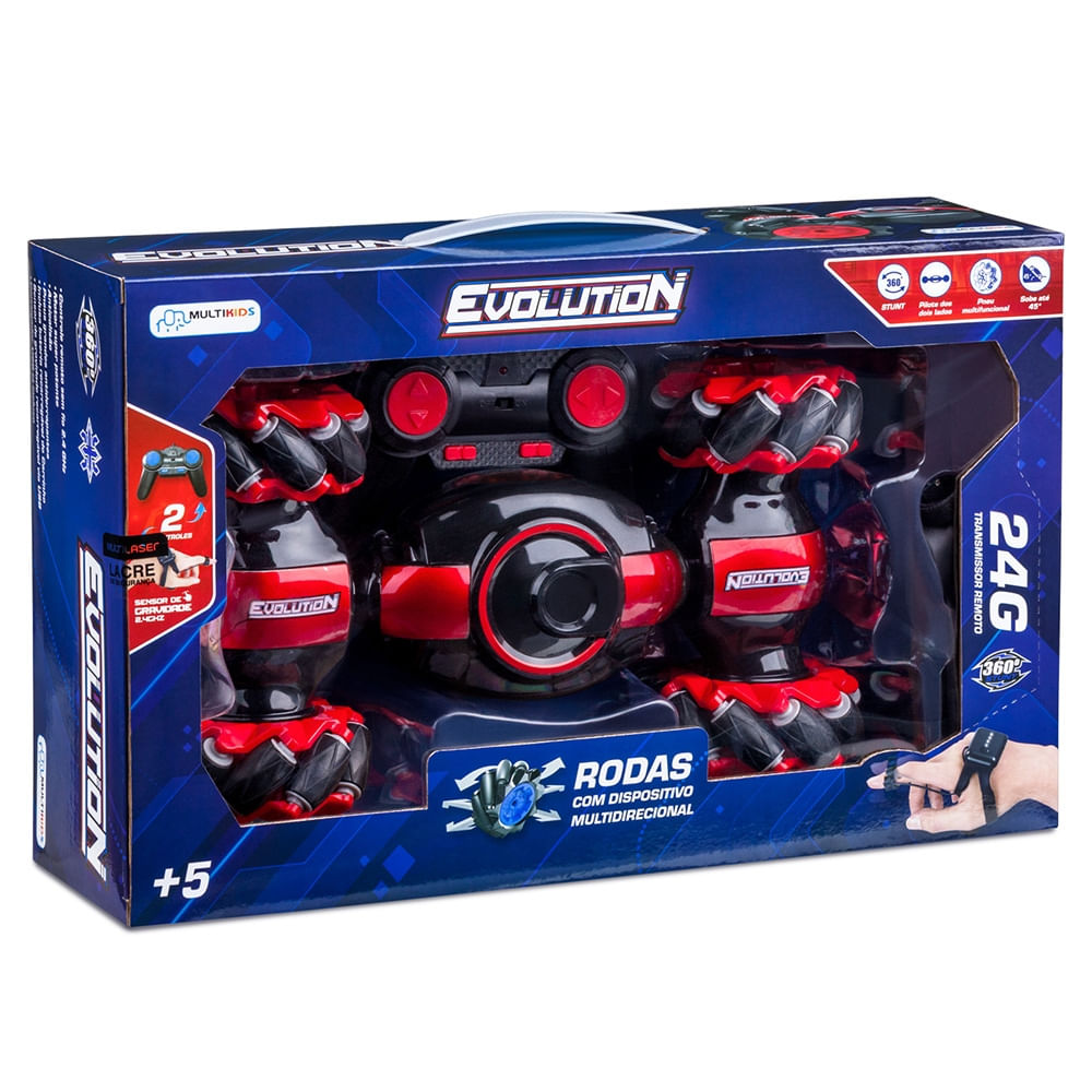 Evolution Car R/C Torsional Vermelho Multikids - BR1646 - Multi