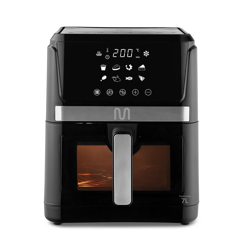 Fritadeira Elétrica Air Fryer Digital 7L Visor Gourmet 220v-1800w Multi - GO224OUT [Reembalado]