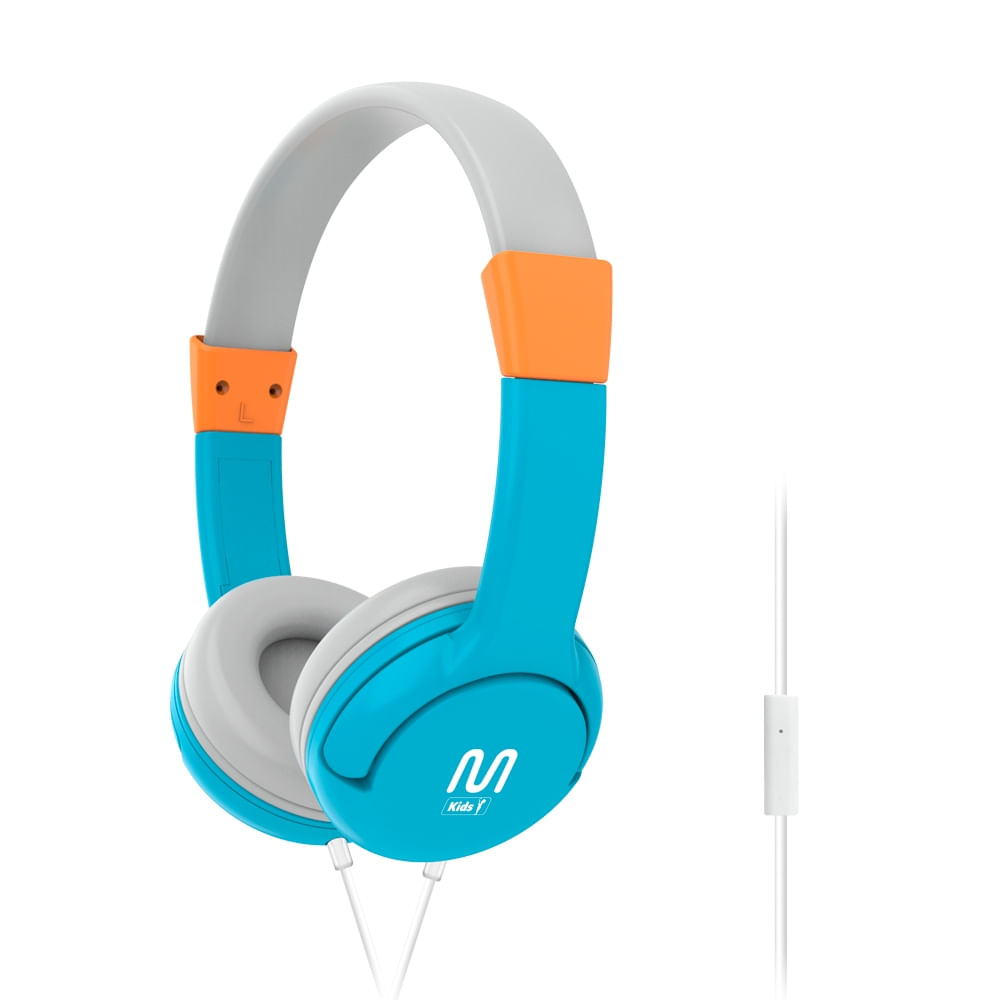 Fone de Ouvido Headphone Kids Happy Azul Multi - PH377OUT [Remanufaturado]