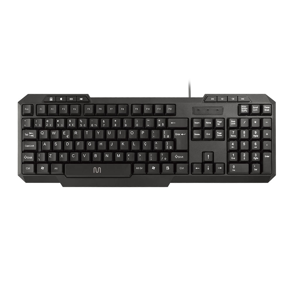 Teclado Com Fio Slim Multi (Multilaser) Resistente à Água com Conexão USB - TC206OUT [Remanufaturado]