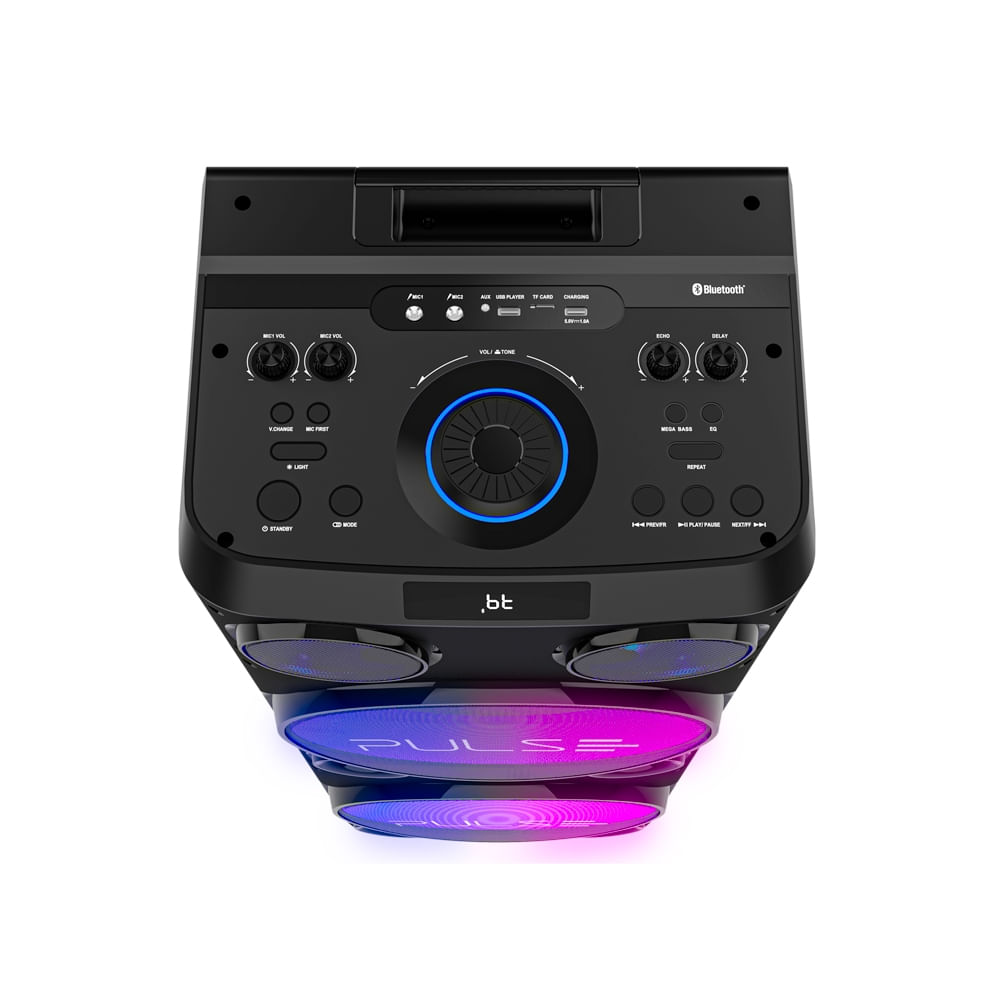 SUPER PULSER Ⅱ CFI 9080 Caixa De Som Torre Double 12 Pol 2300w Bluetooth - SP508 - Multi