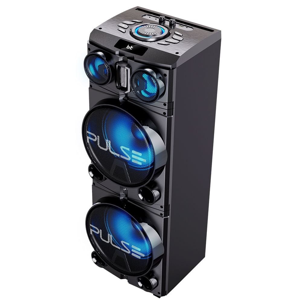 Caixa de Som Torre Storm 10Pol. 1500W Bluetooth Pulse SP514OUT