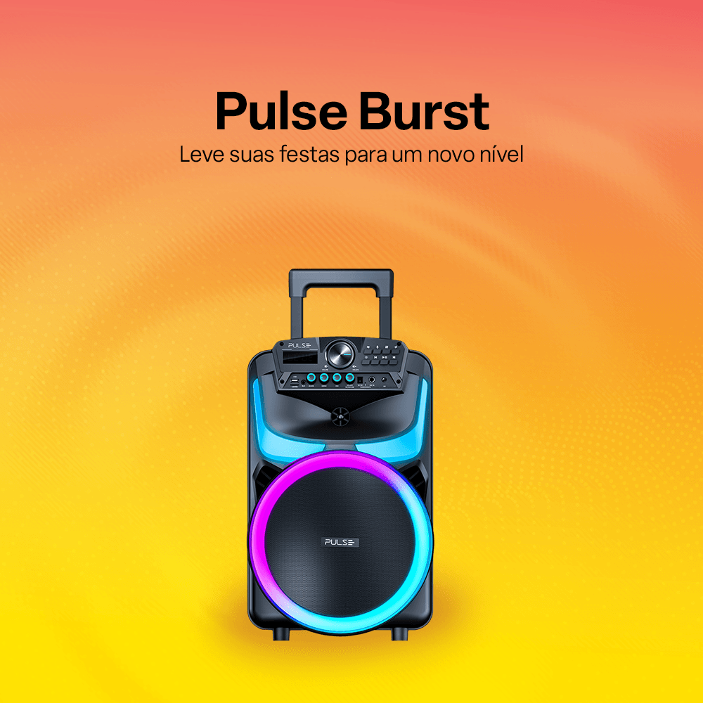 Caixa de Som Pulse Burst 400W RMS 10
