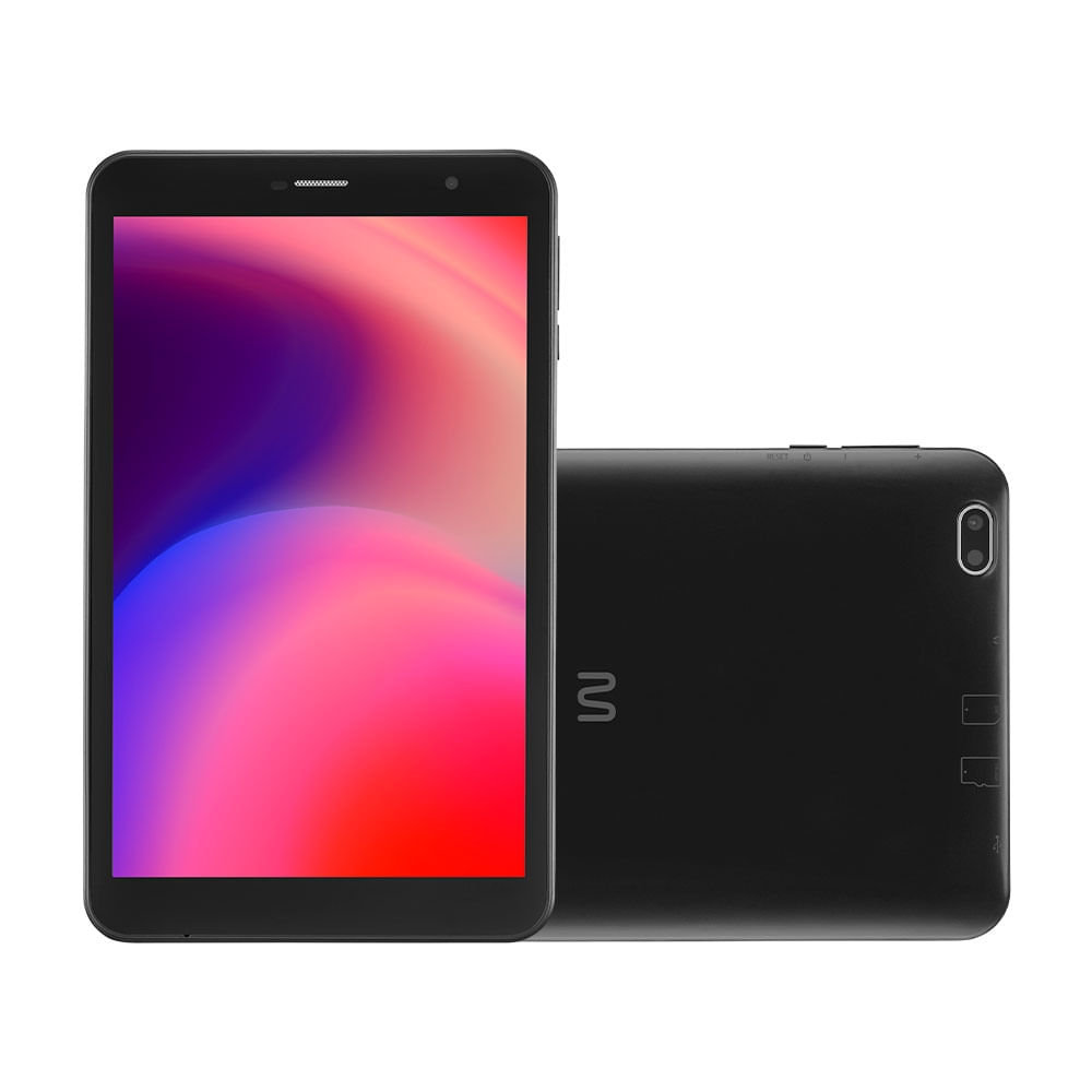 Tablet Multilaser M8 4G 32GB Tela 8 pol. 2GB RAM + WIFI Android 11 Octa Core Preto - NB365OUT [Remanufaturado]