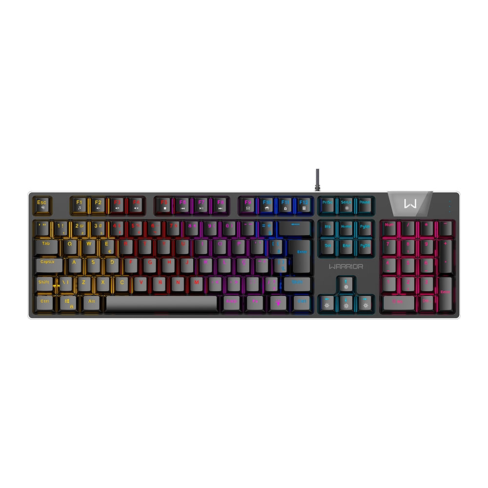 Teclado Gamer Mecânico Royal Score Preto Warrior - TC313OUT