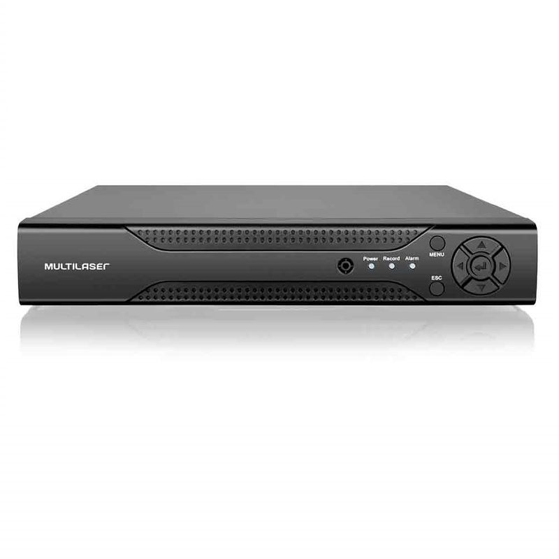 DVR AHD Hibrido DVR - HVR - NVR 3 em 1 12v DC Multilaser - Multi