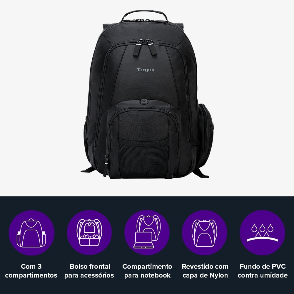Encontraproduto.com.br - Mochila Groove Targus para Notebook 16