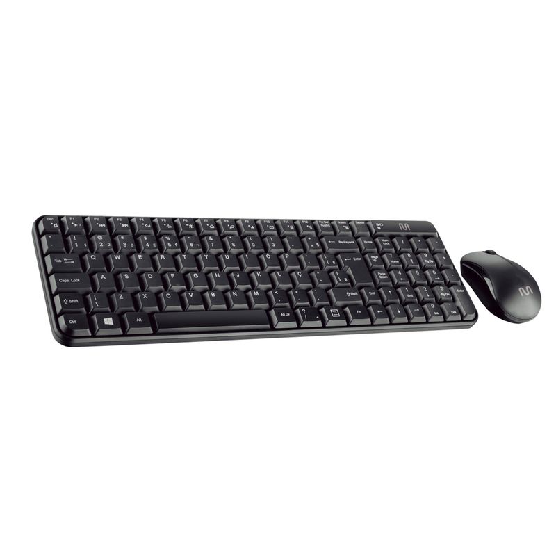 kit Teclado e Mouse 2.4Ghz USB 1000dpi Preto Multi - TC183 - Multi