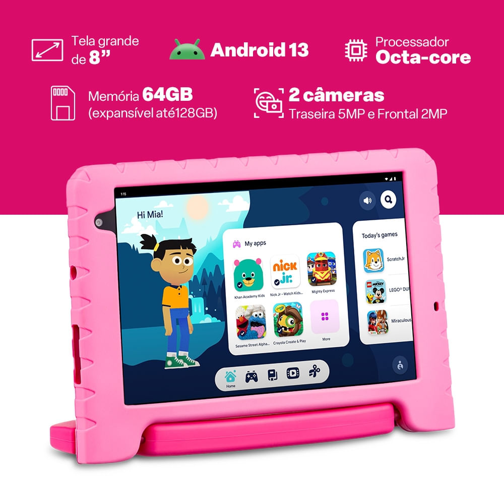 Tablet Infantil Minnie Wi-fi 6GB RAM 64GB Multi - NB439 - Multi