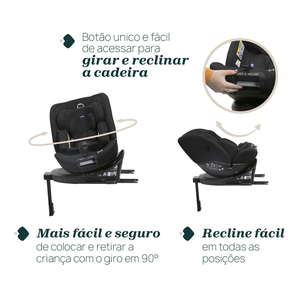 Cadeira Para Auto Everone I-Size Preto 6087148950000 - Multi