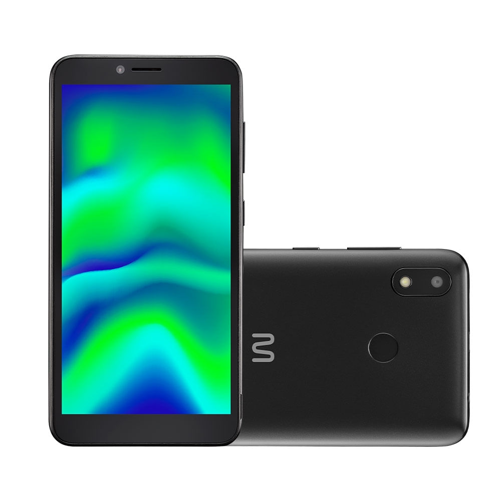 Smartphone Multi F Pro 2 64GB (32+32) Tela 5.5 Dual Chip 1GB RAM Câmera 8MP + 5MP Android 11 4G Preto - P9221OUT [Remanufaturado]
