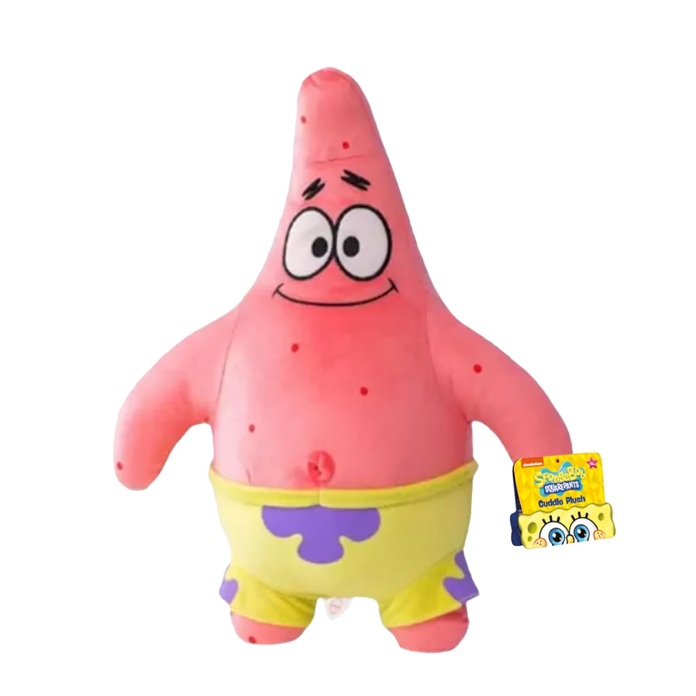 Pelúcia Bob Esponja Patrick Estrela 30cm Multikids - BR2104OUT [Remanufaturado]