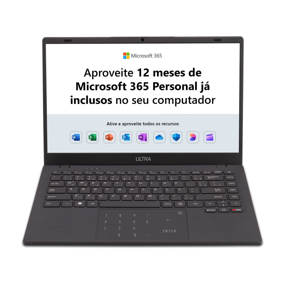 Notebook Ultra, com Windows 11 Home, Tela 14 Pol - UB250 - Multi