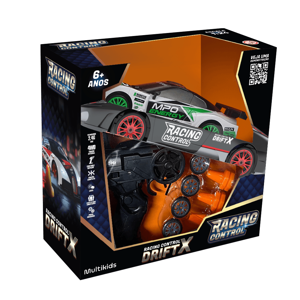 Carro de Corrida de Controle Remoto Multikids - BR2418 - Multi