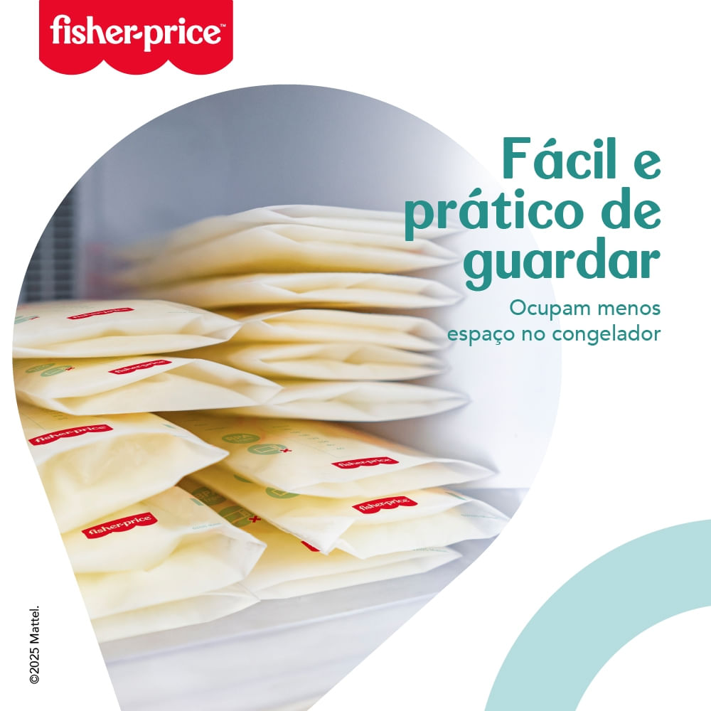 Encontraproduto.com.br - Sacos Para Armazenar Leite Materno Moms Essentials Fisher Price - BB1269