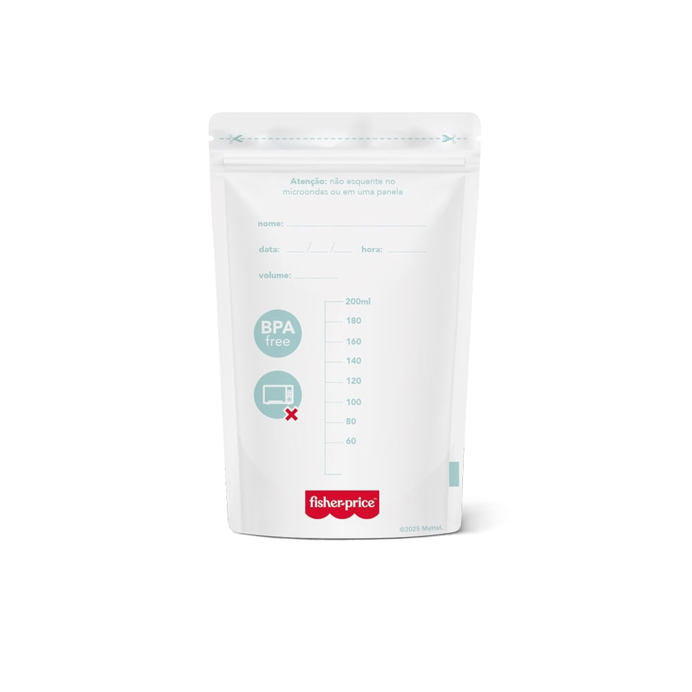Encontraproduto.com.br - Sacos Para Armazenar Leite Materno Moms Essentials Fisher Price - BB1269