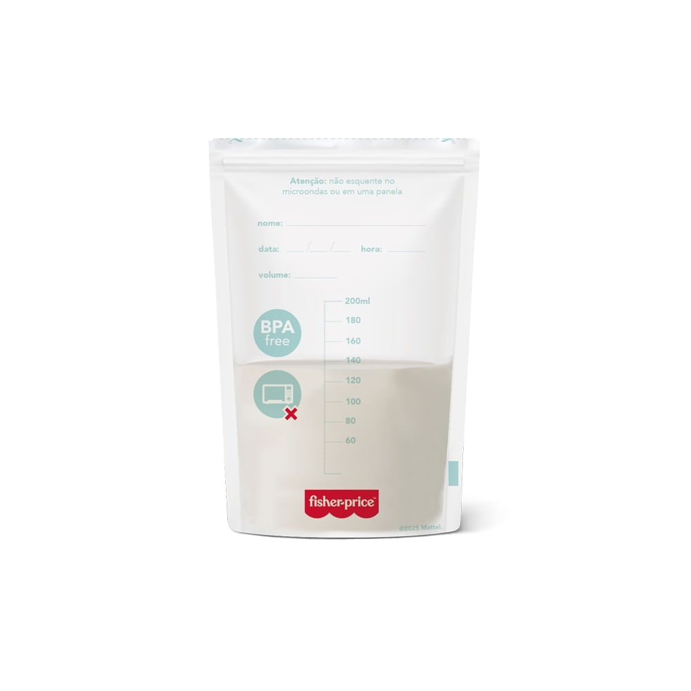 Encontraproduto.com.br - Sacos Para Armazenar Leite Materno Moms Essentials Fisher Price - BB1269