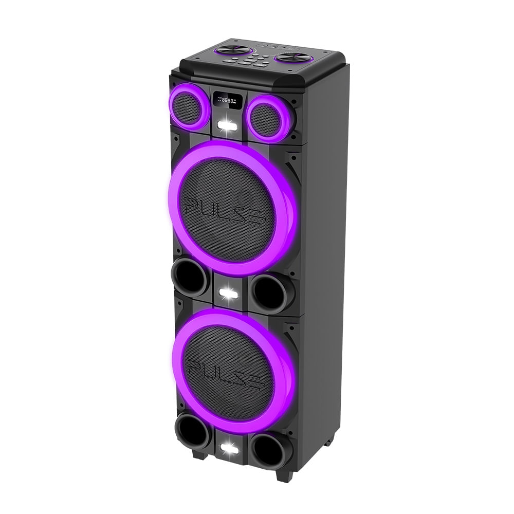 Caixa de Som Torre Double 2000W Bluetooth Pulse - SP518 - Multi