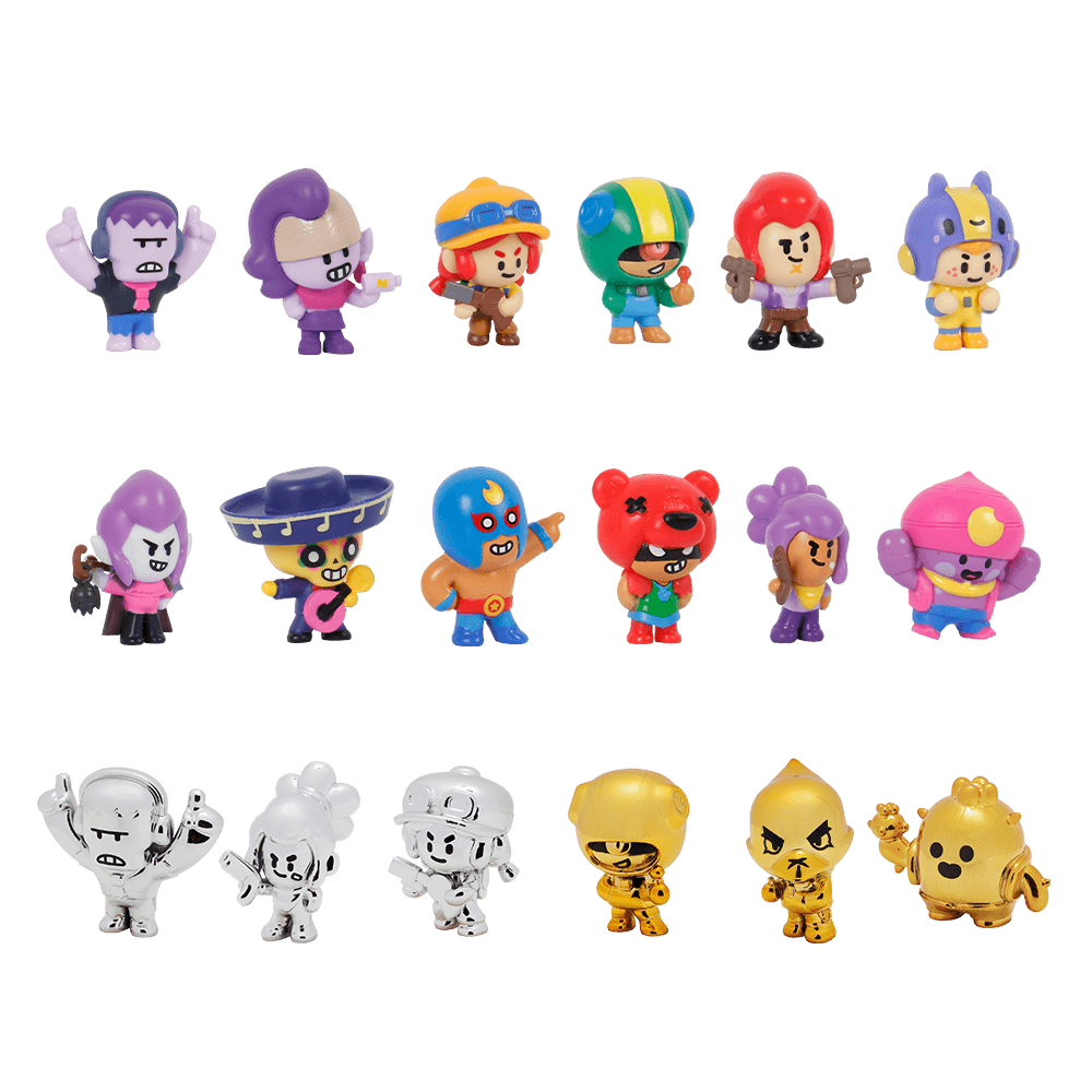 Bonecos Brawl Stars S3 Pack Sortido Multikids - BR2366 - Multi