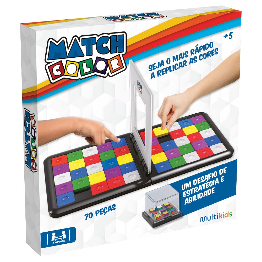 Jogo Match Color Multikids - BR1677OUT [Reembalado] - Multi