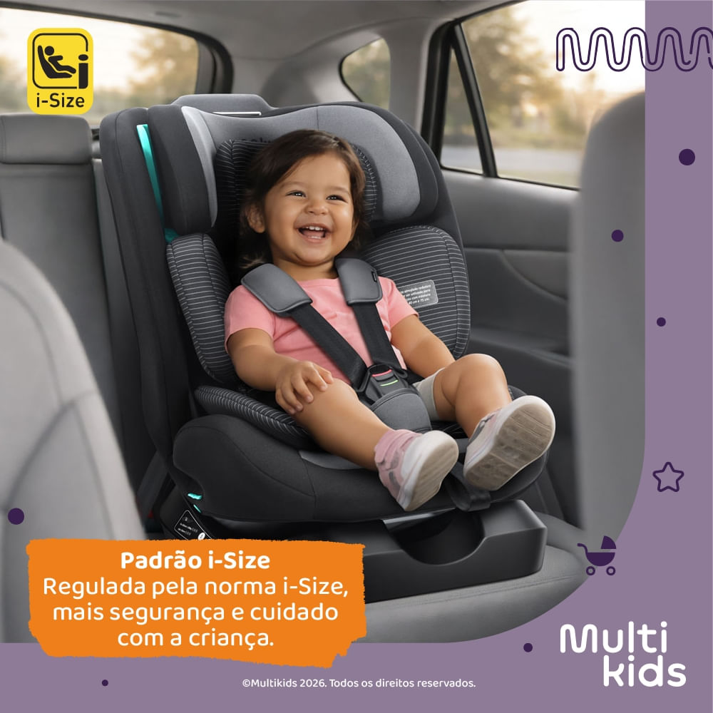 Cadeirinha Infantil para Carro Omni 0-36Kg Multikids - BB712 - Multi