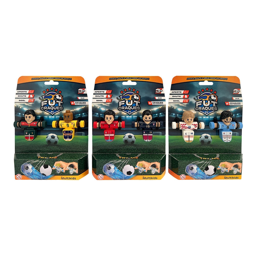 Encontraproduto.com.br - Fut Craques FC Duo Futebol para Duplas Multikids - BR2574