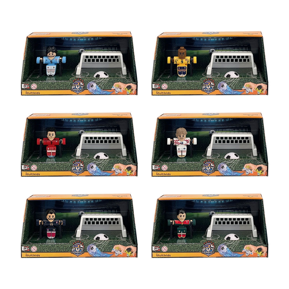 Encontraproduto.com.br - Fut Craques FC Pack Arena Solo Modelo Sortido Multikids - BR2575OUT [Reembalado]