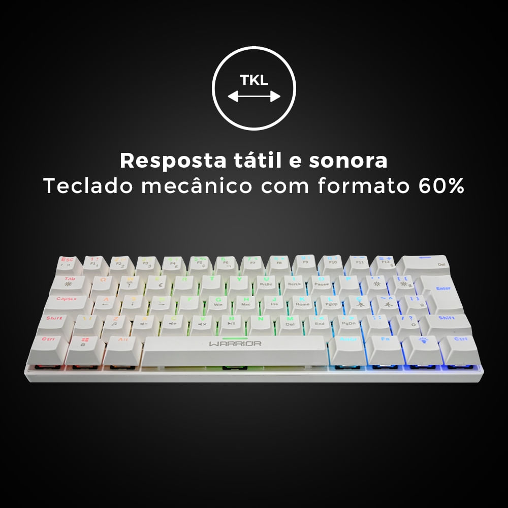 Teclado Gamer Mecânico Royal Precision Warrior - TC311 - Multi