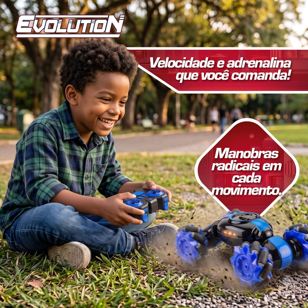 Evolution Car R/C Torsional Azul Multikids - BR1647 - Multi