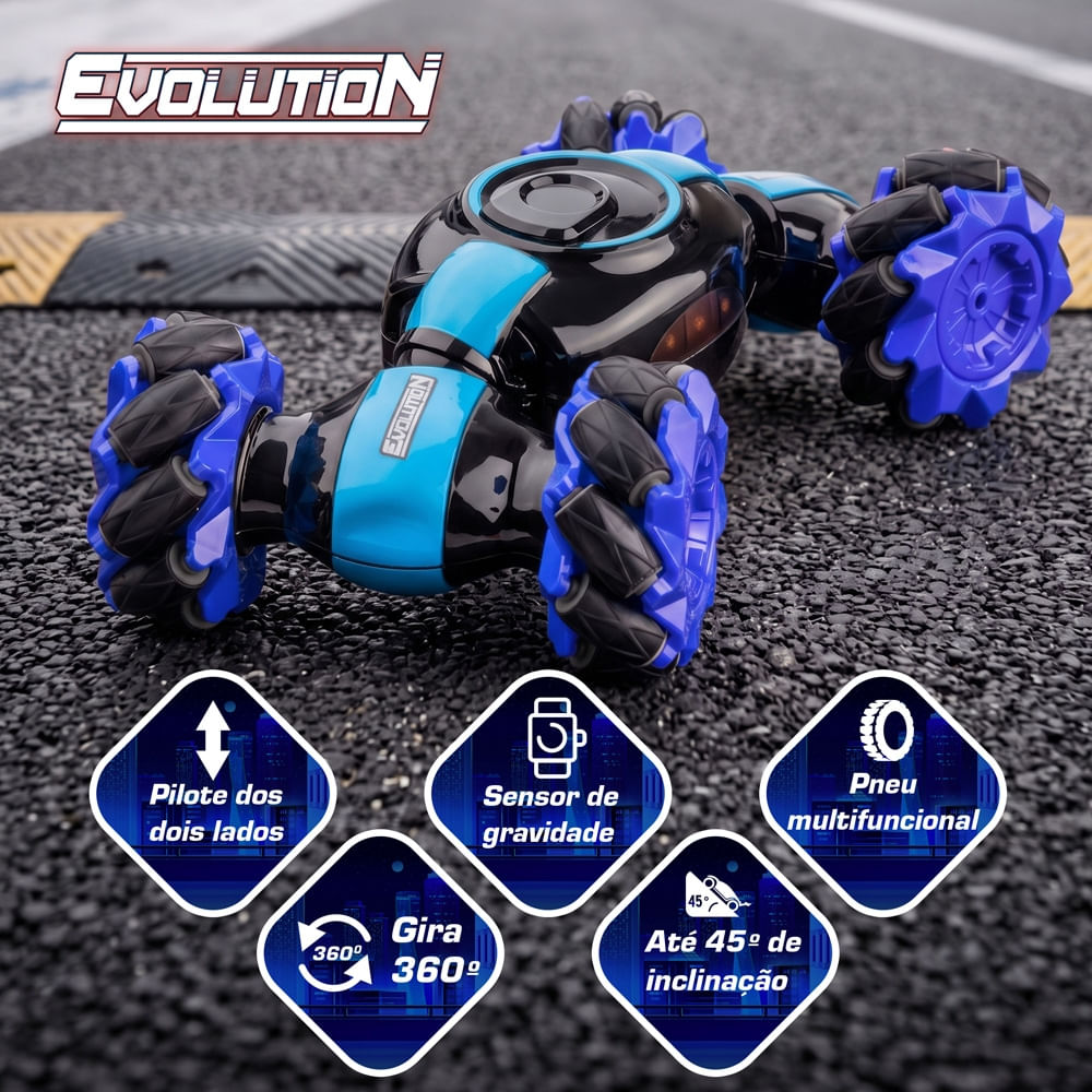 Evolution Car R/C Torsional Azul Multikids - BR1647 - Multi