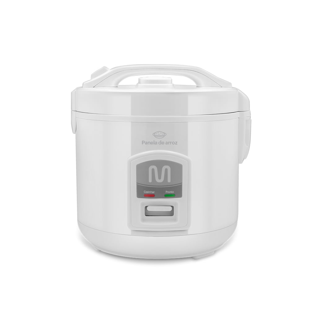 Panela de Arroz Elétrica Multilaser Gourmet 127V 400W Capacidade de 5 Xícaras LED Branca - CE01OUT [Reembalado]